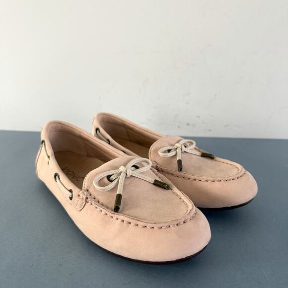 Vionic Honor Virginia Light Pink Slip On Comfort Boat Shoe Moccasin Loafers - Picture 2 of 10
